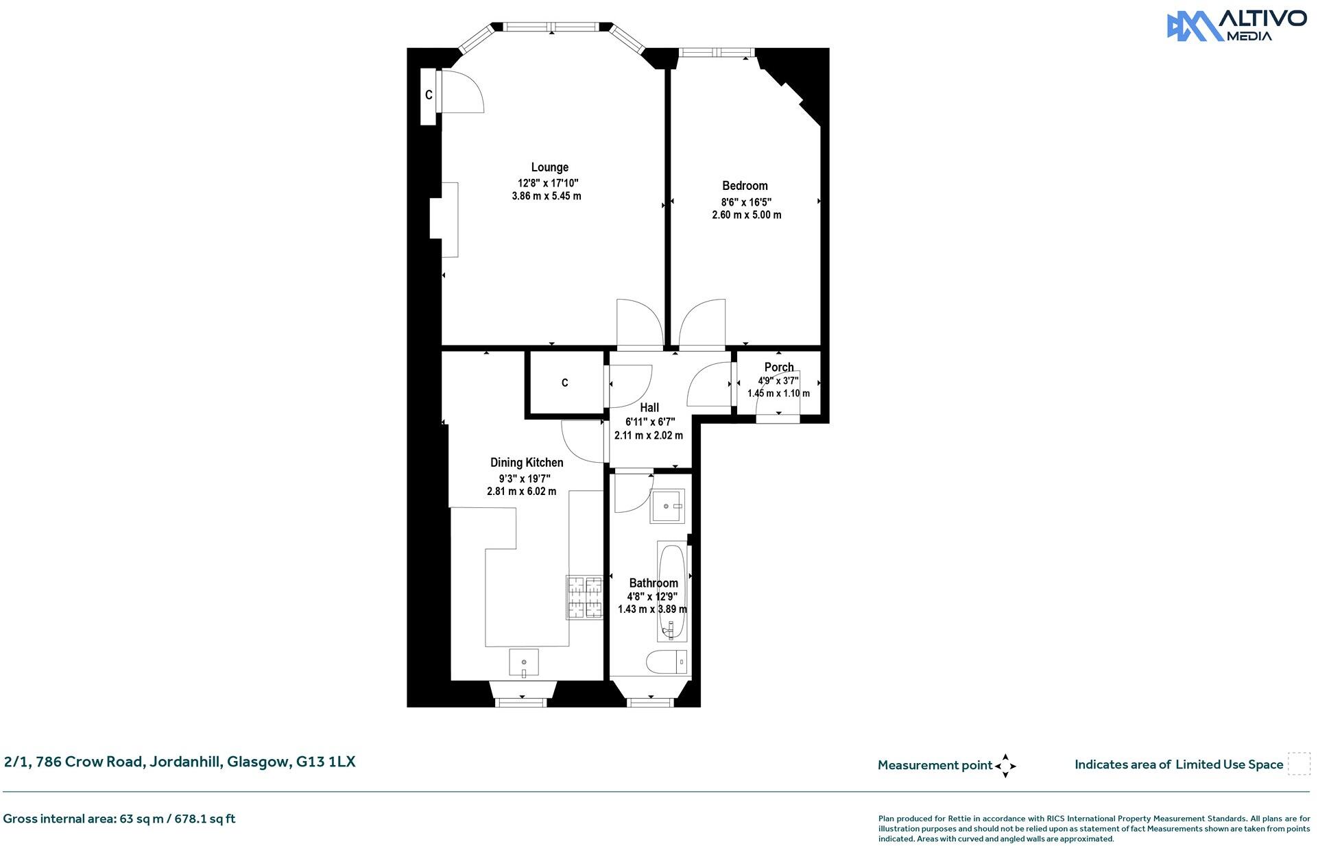 Crow Road, Jordanhill, Glasgow floorplan