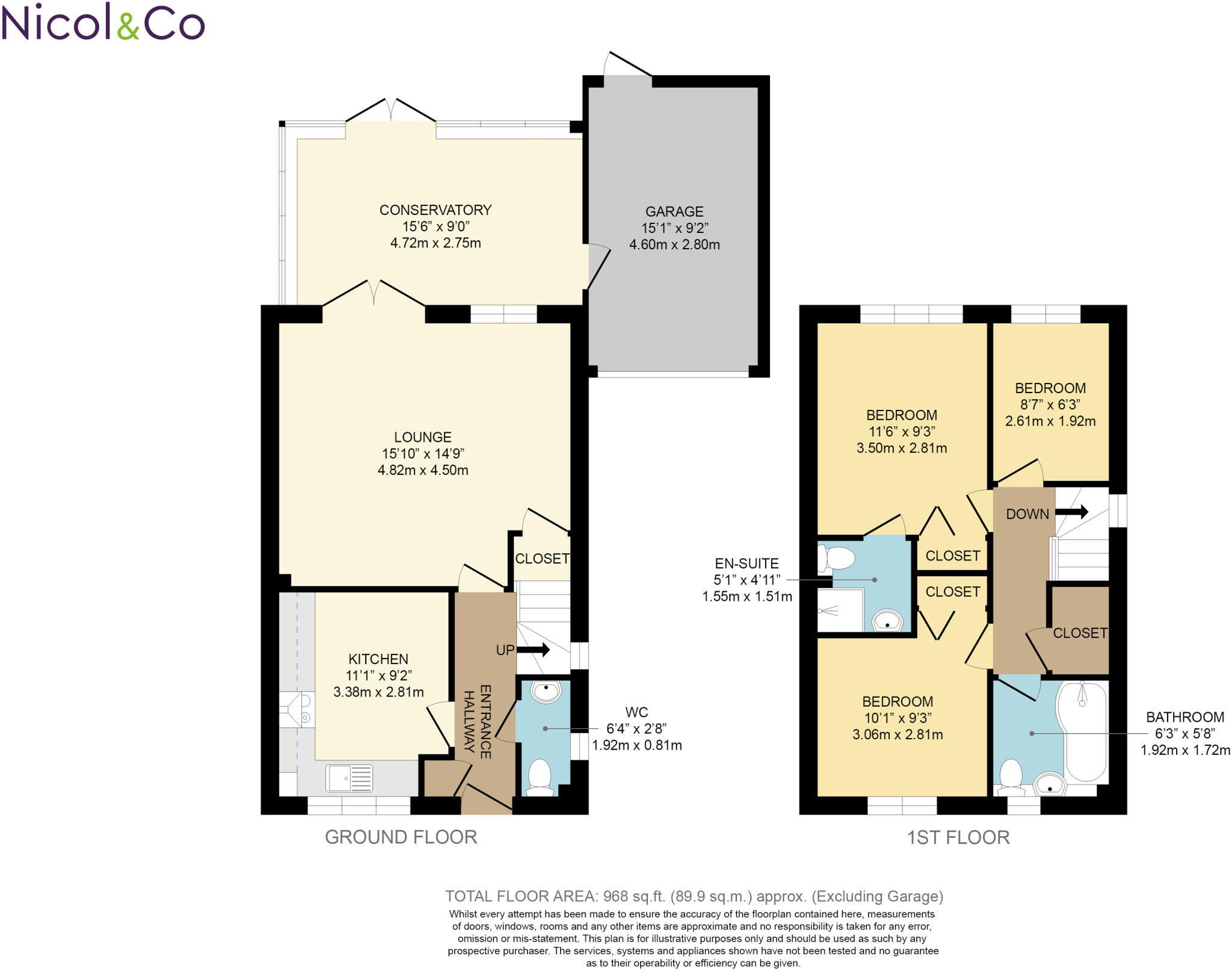Fowler Avenue, Worcester, Worcestershire, WR4 floorplan
