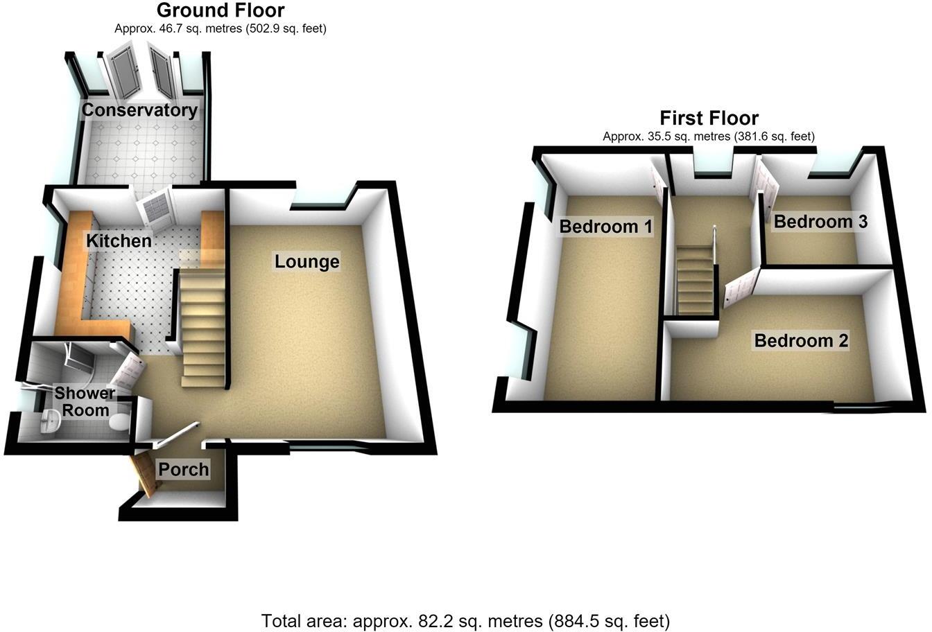 Long Lane, Brynteg, Wrexham floorplan