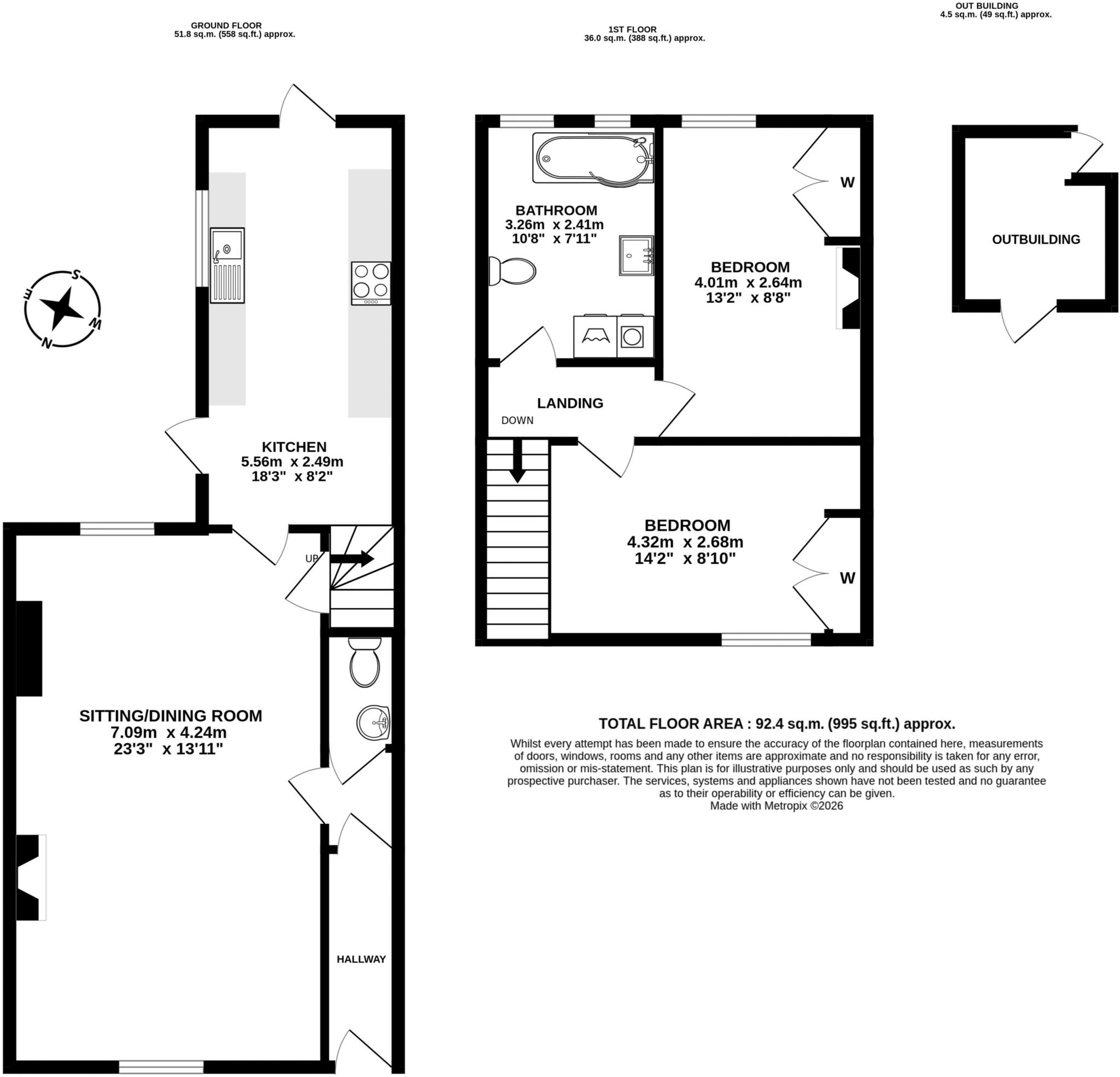 Alexandra Villas, Tisbury floorplan