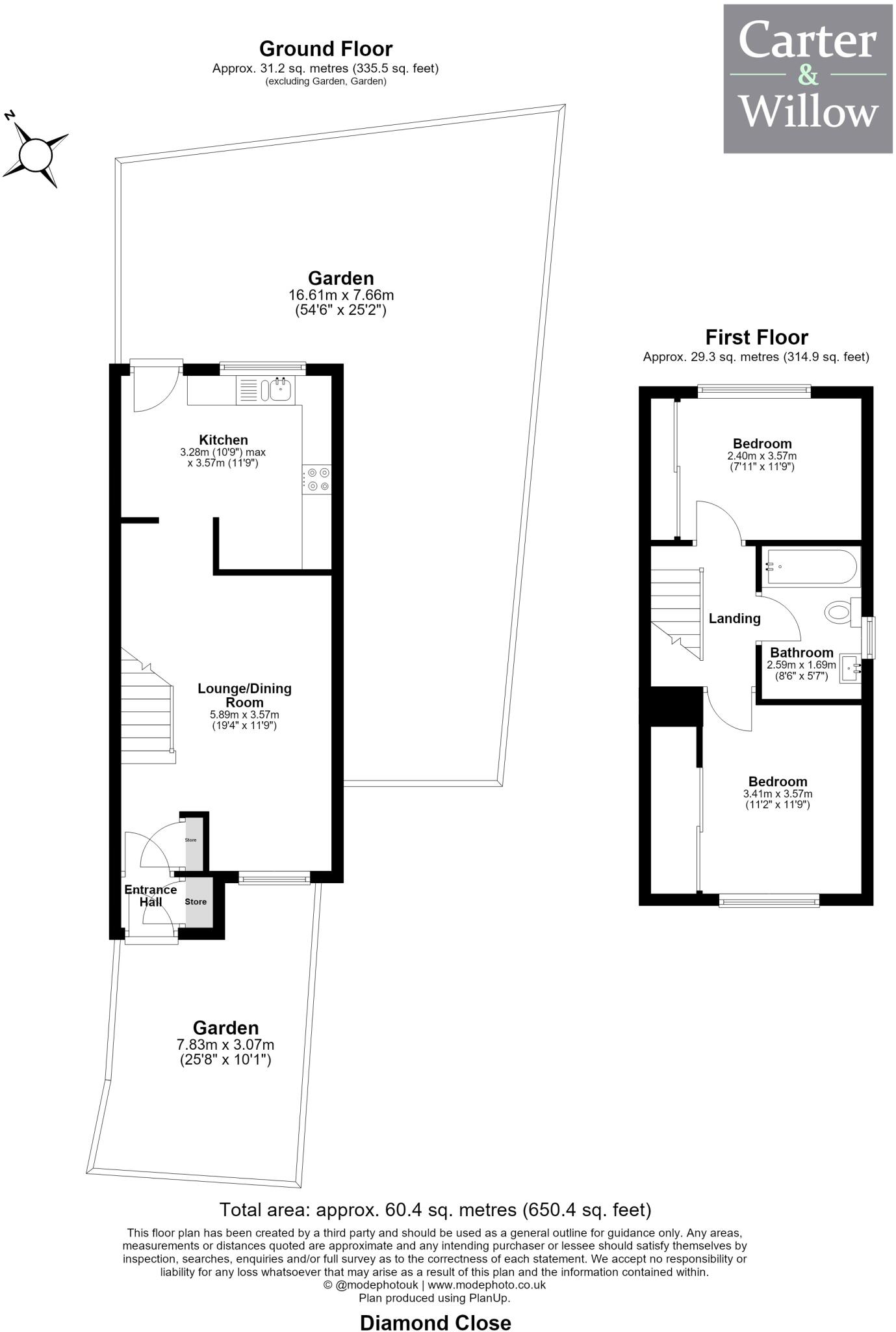 Diamond Close, Dagenham floorplan