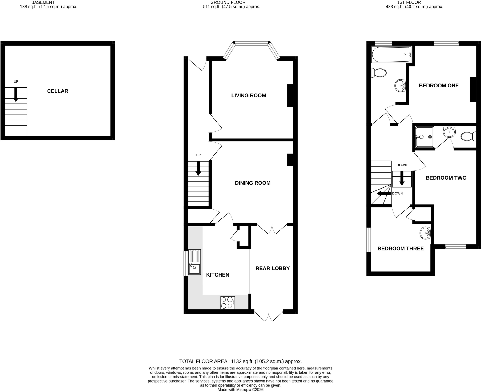 Hope Street, Cambridge floorplan