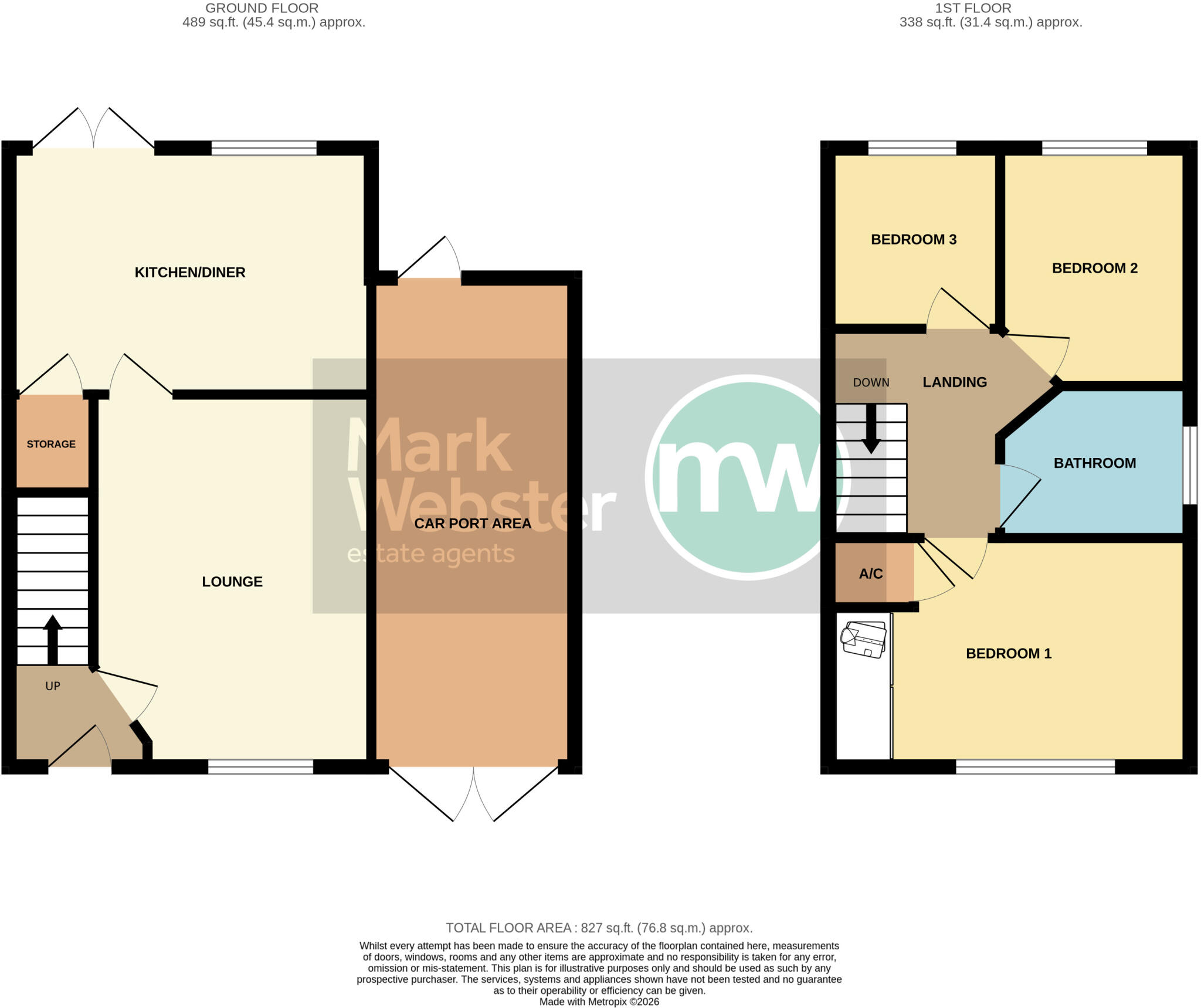 Austin Close, Atherstone floorplan