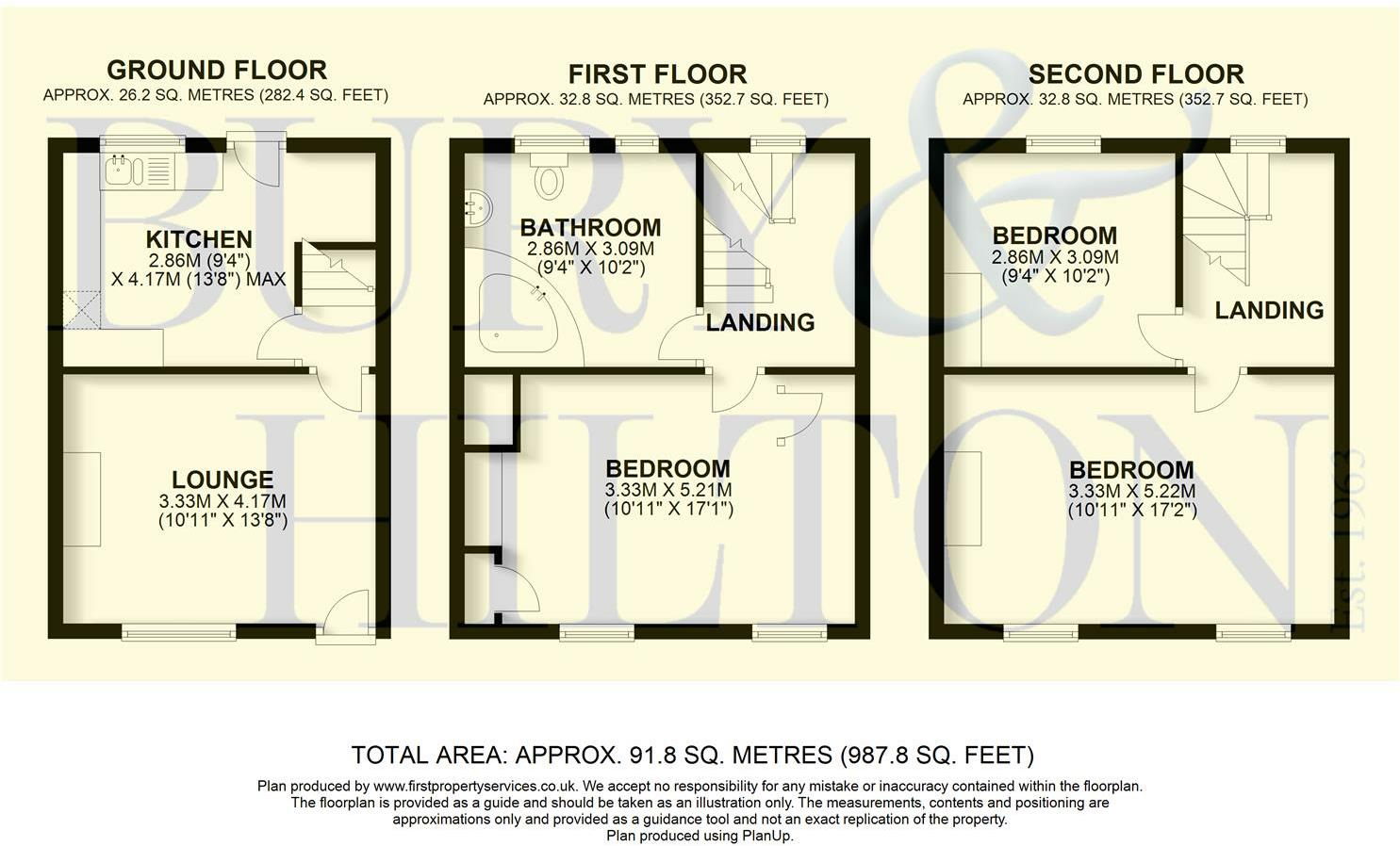 Union Street, Leek floorplan