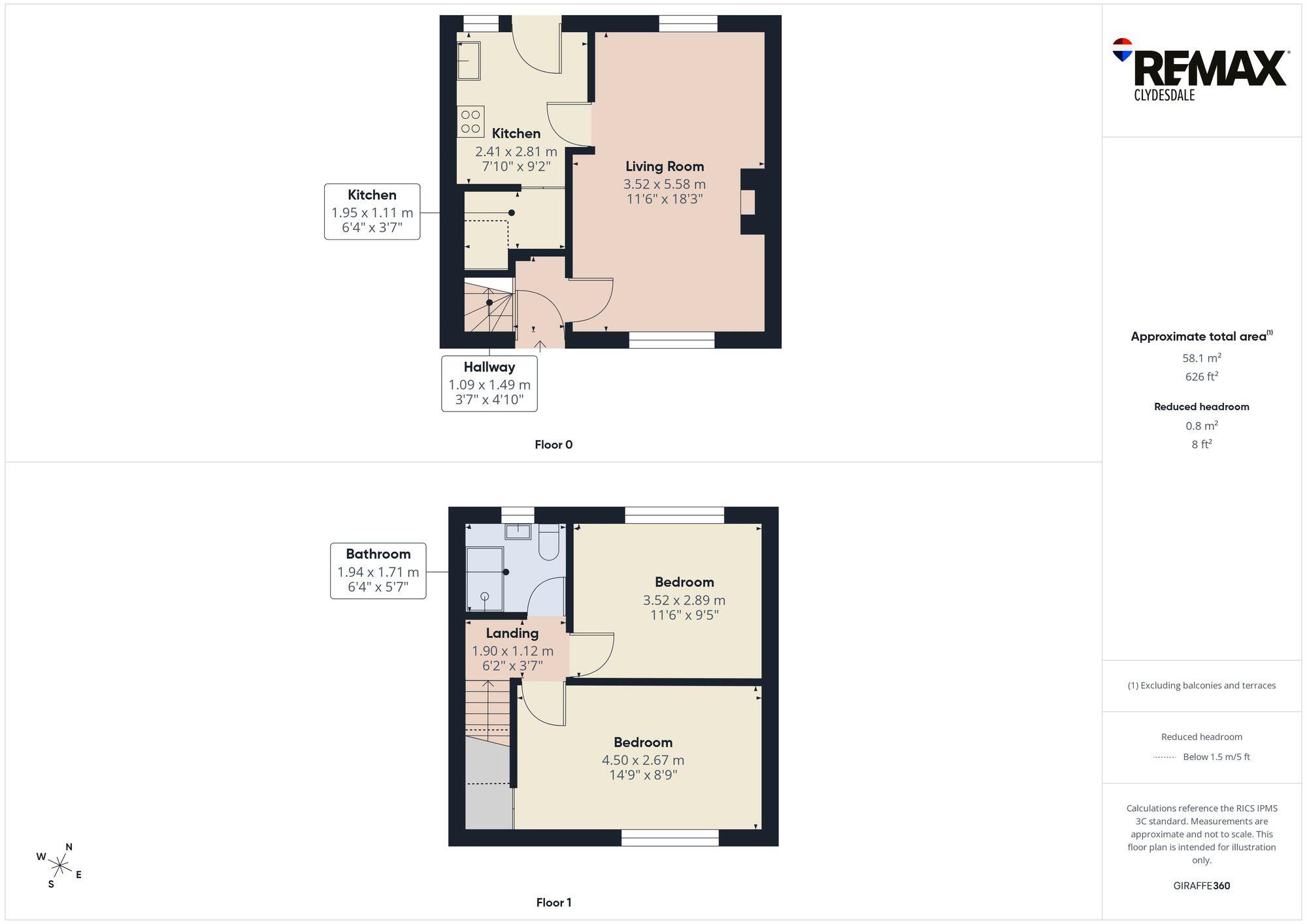 Traquair Avenue, Wishaw, ML2 floorplan