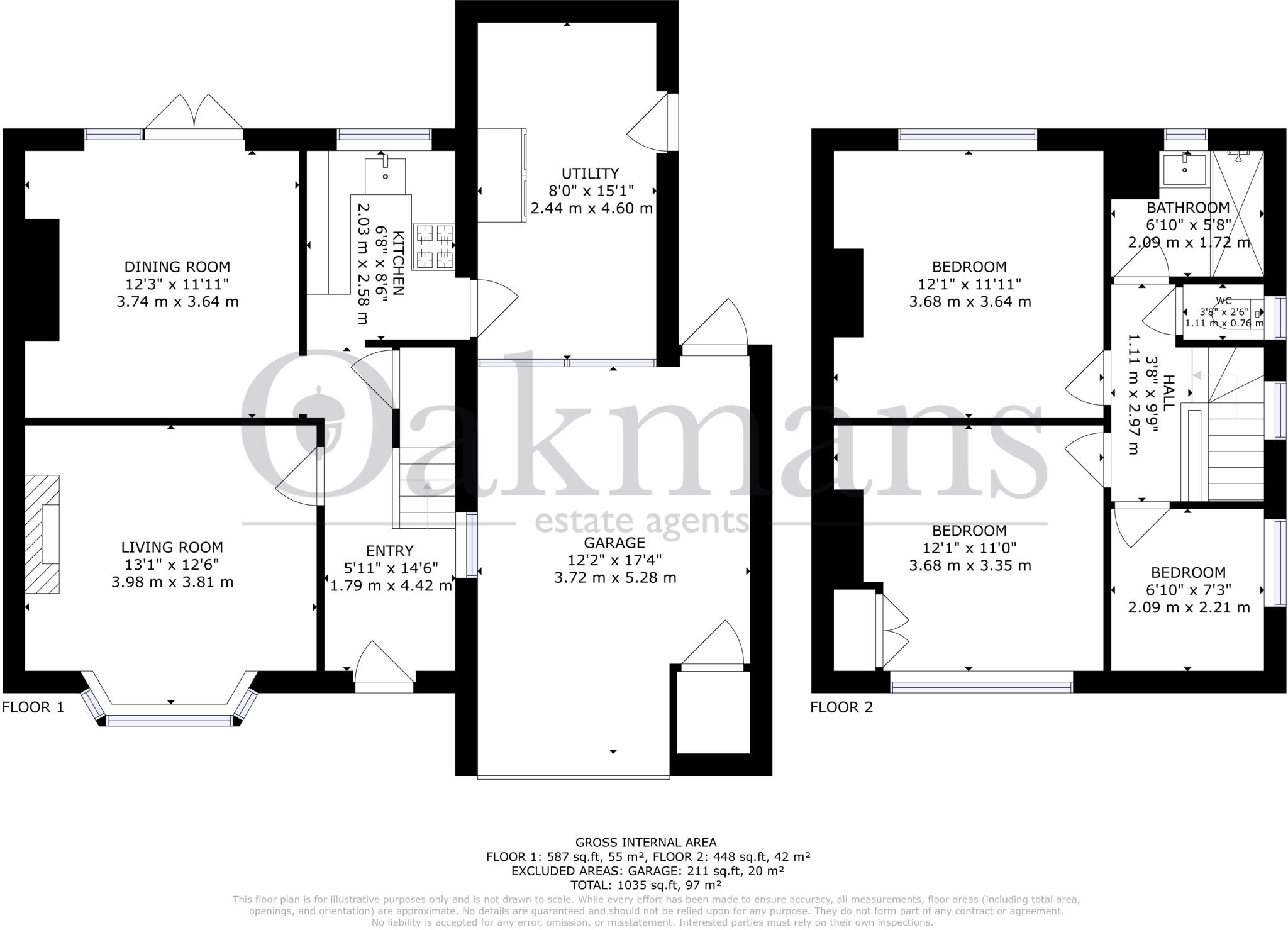 Whetty Lane, Birmingham, B45 floorplan