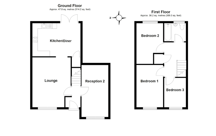 FAMILY HOME in SOUGHT-AFTER Location 45 Quarry Rise Undy, Magor, Monmouthshire, NP26 3JU floorplan