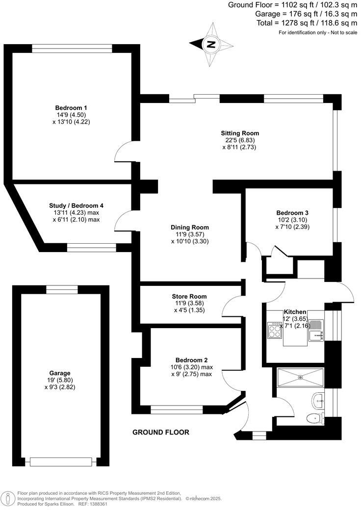 Common Close, Chandler's Ford, Eastleigh floorplan