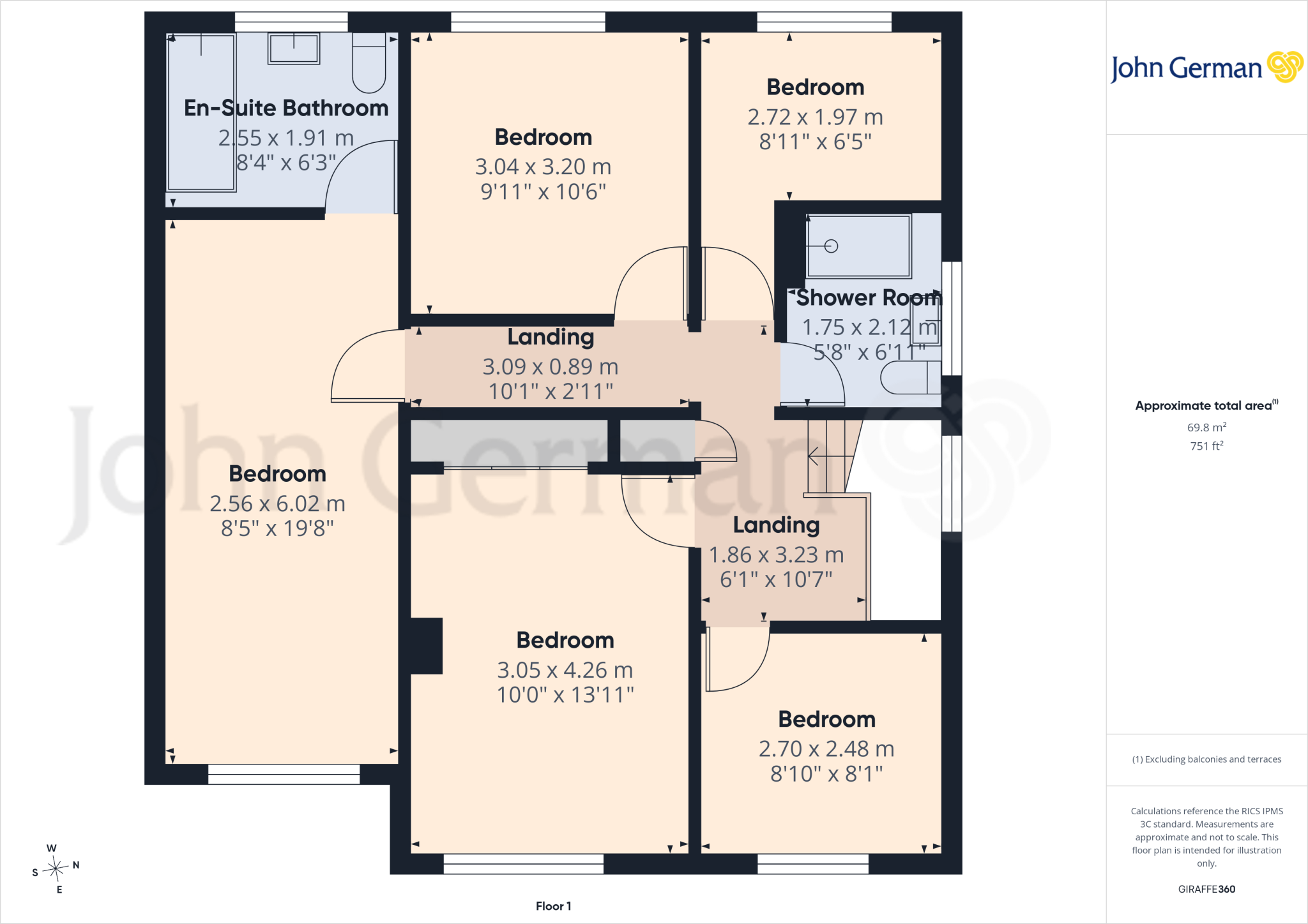 Caroline Close, Alvaston floorplan