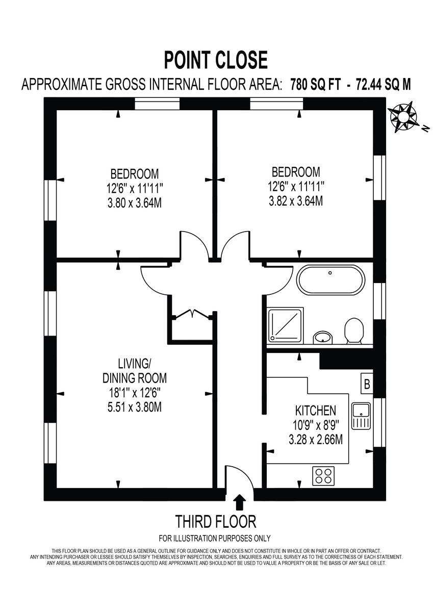 Point Close, Greenwich, SE10 floorplan