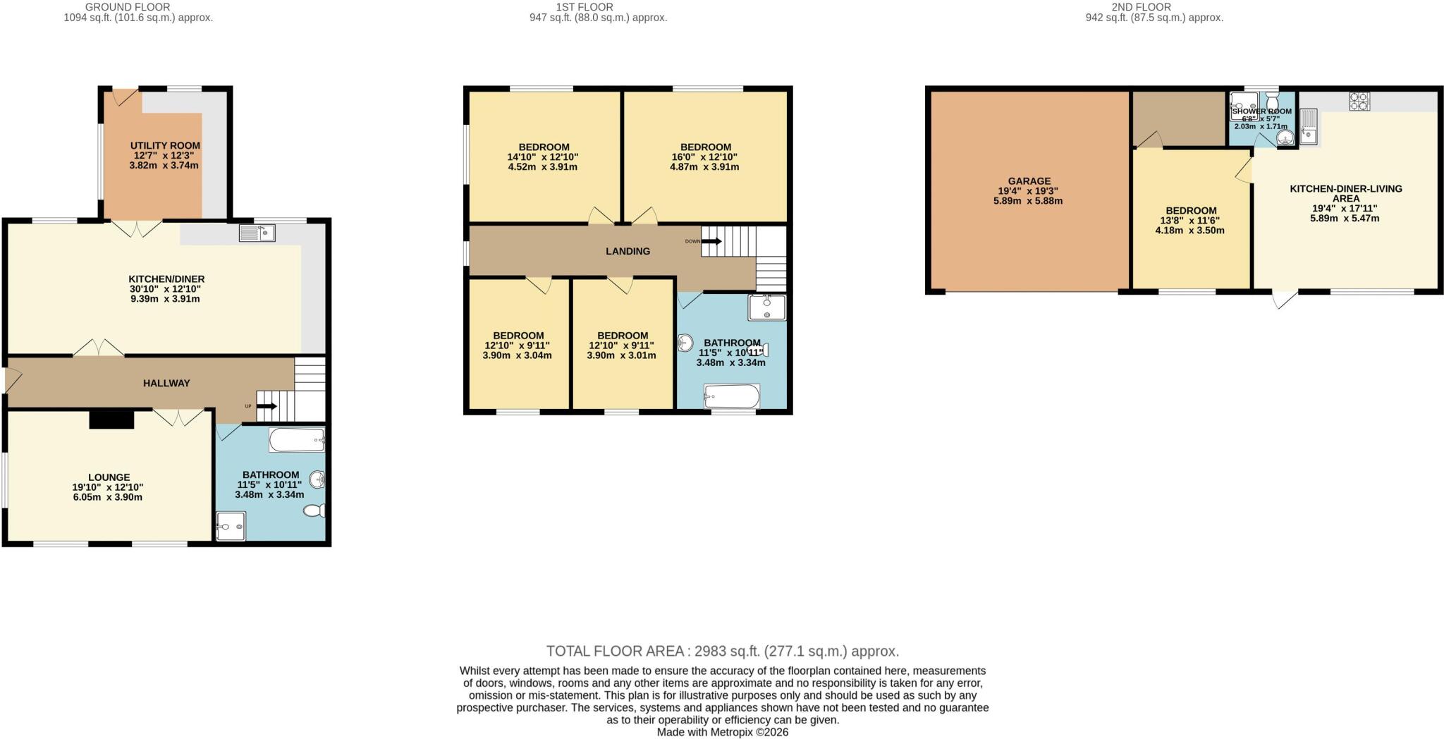 Swinster Lane, East Halton floorplan