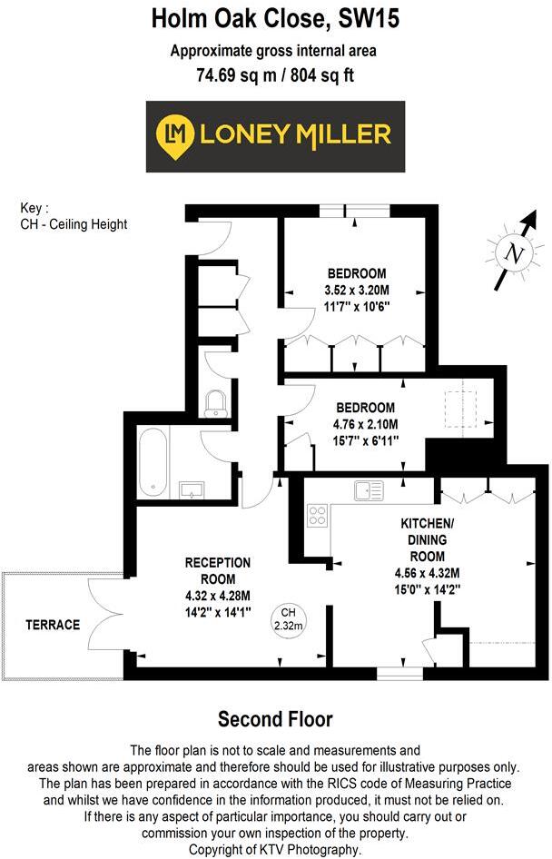 Holm Oak Close, London floorplan