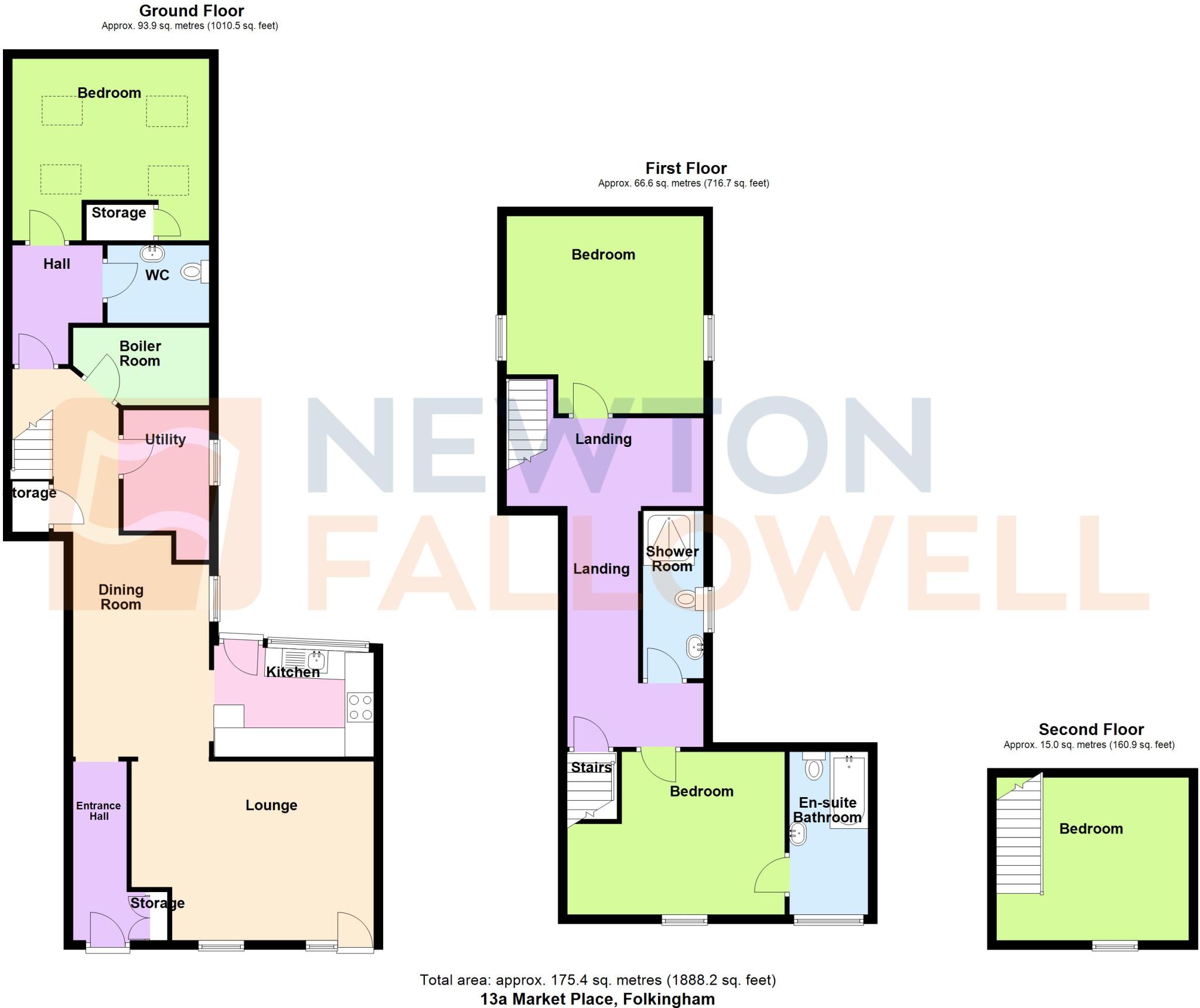 Market Place, Folkingham, NG34 floorplan