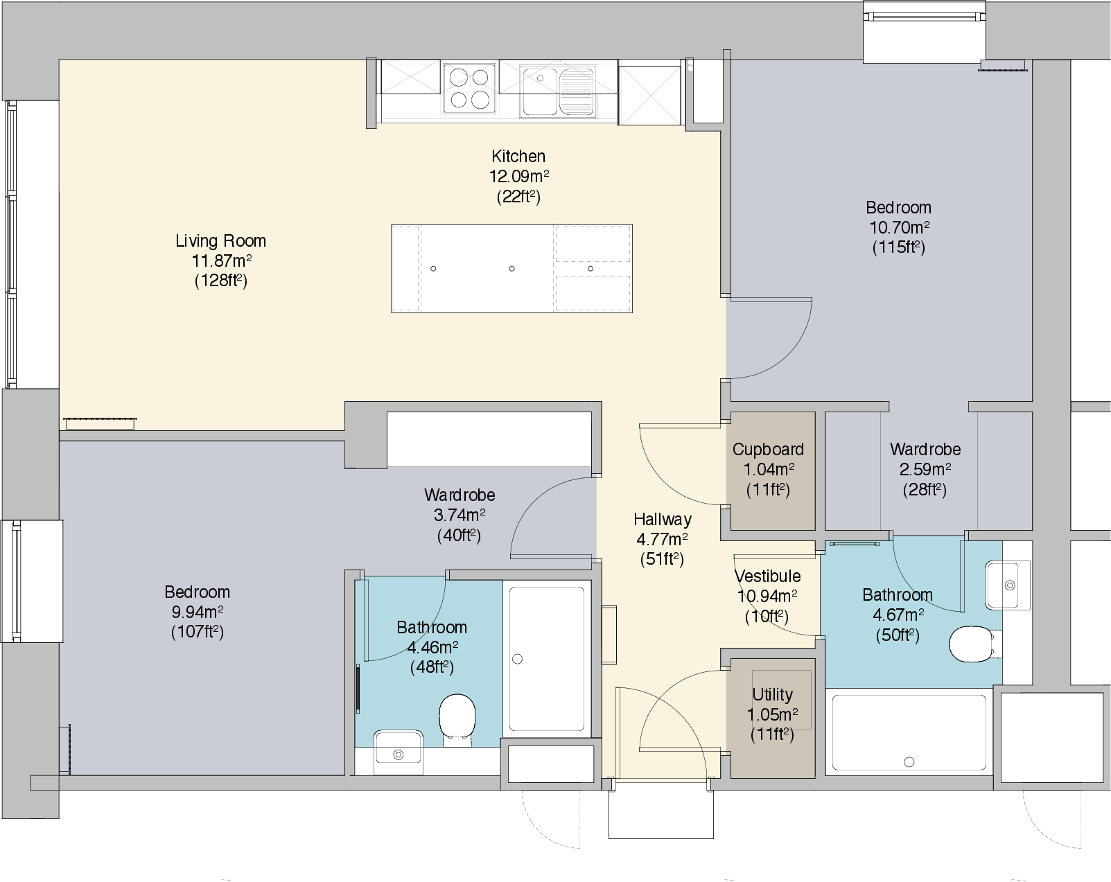 Sawmill Court, Murray Street, Manchester floorplan
