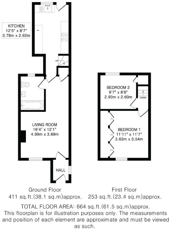 London Road, Woolmer Green, Hertfordshire, SG3 floorplan