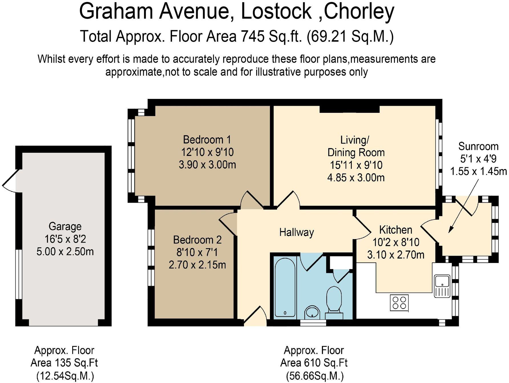Graham Avenue, Lostock Hall, PR5 floorplan