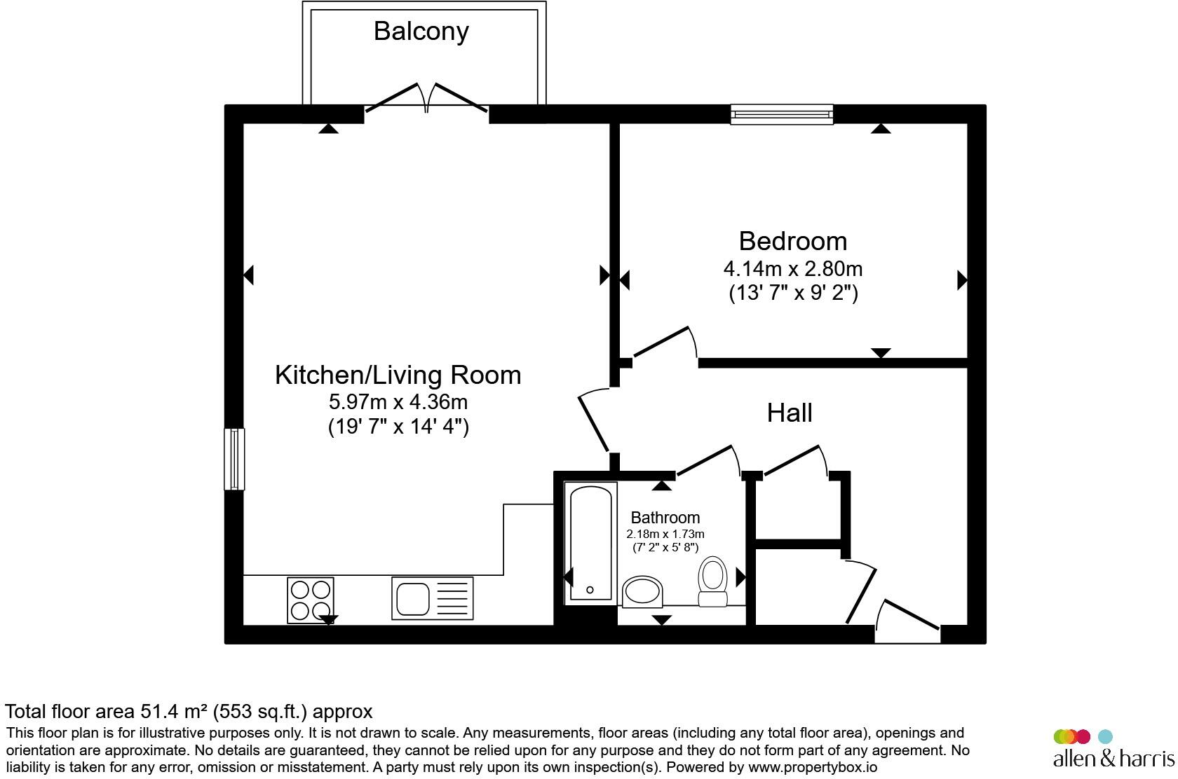 Hawkfield Road, Bristol floorplan