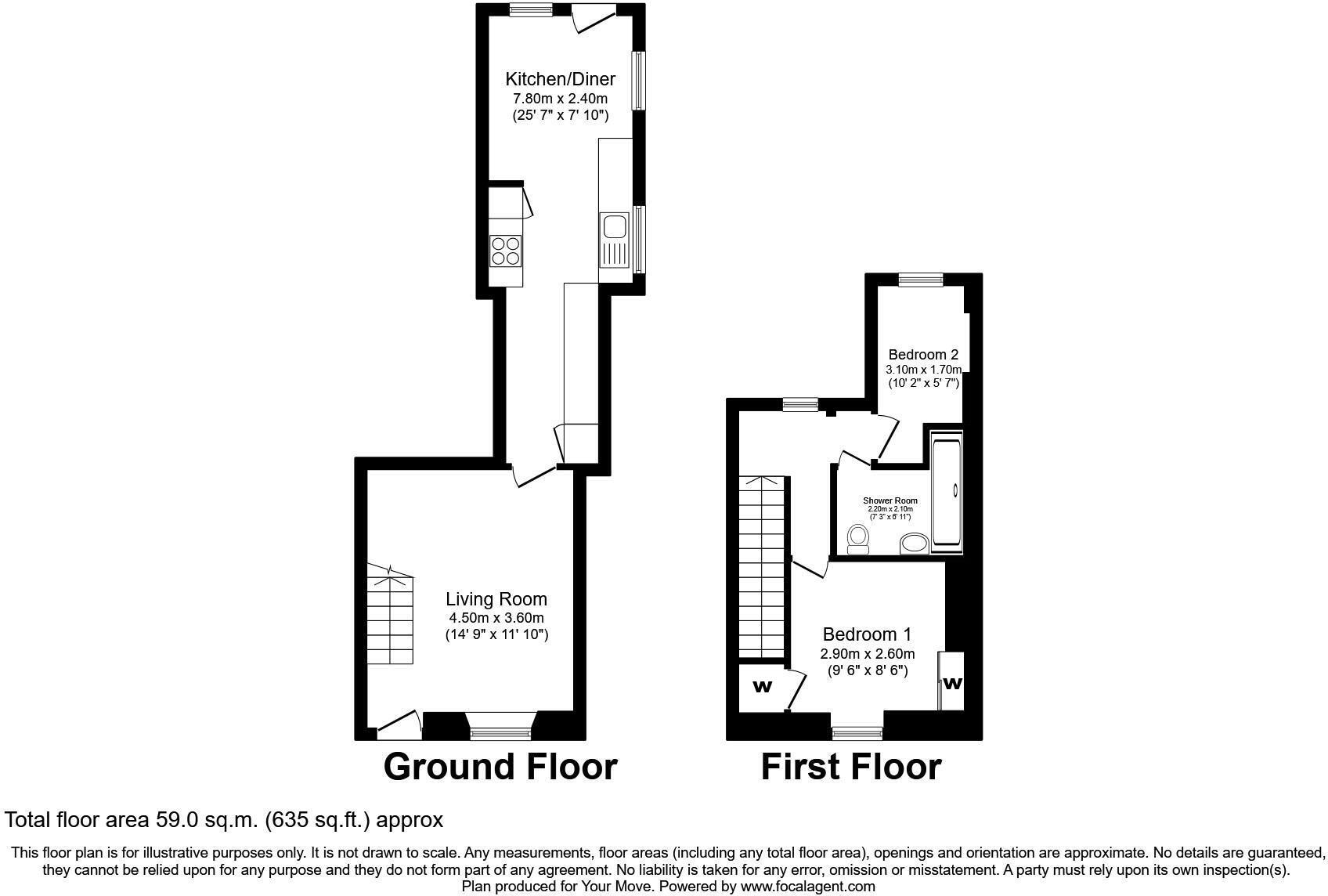 Dale Street, Ryton, Tyne and Wear, NE40 floorplan