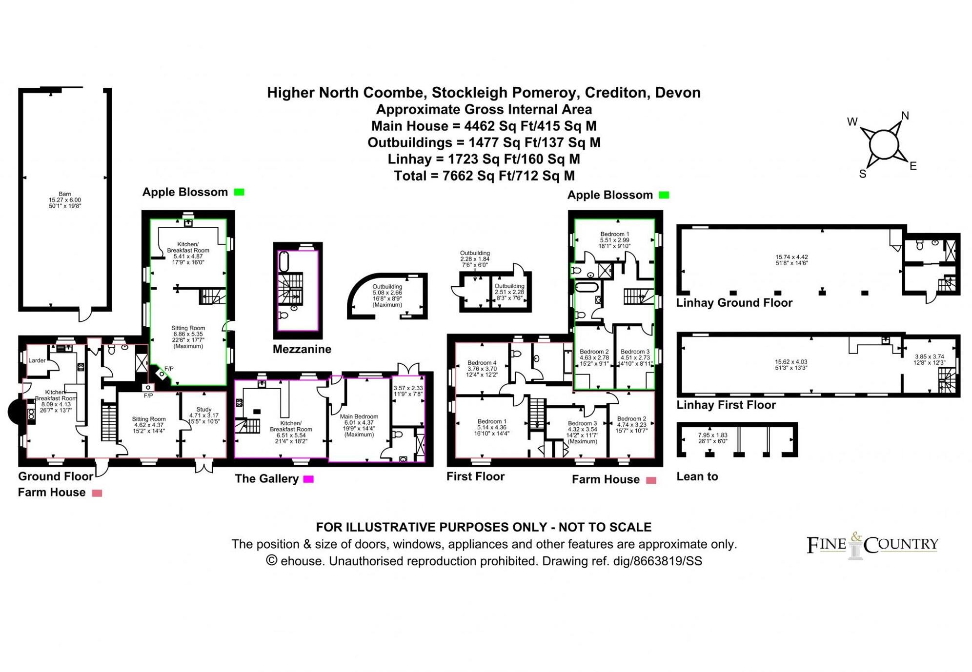 Stockleigh Pomeroy, Crediton, EX17 floorplan