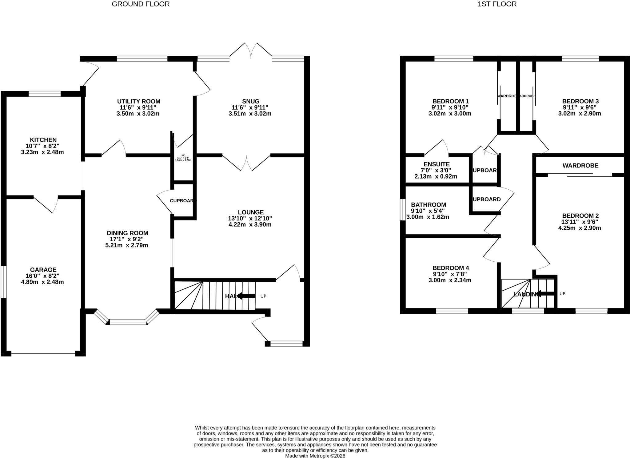 Carsington Crescent, Derby, DE22 floorplan