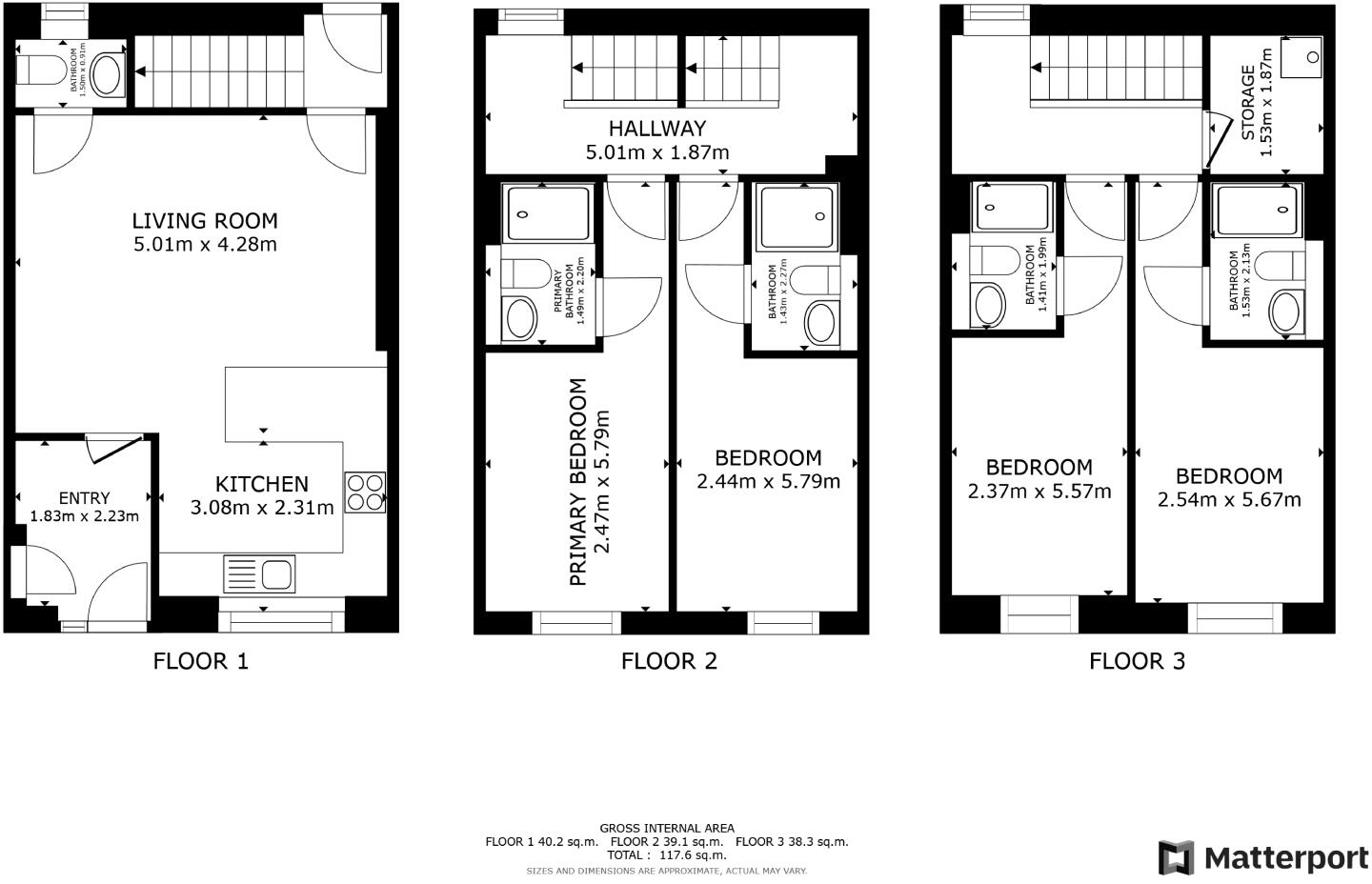 31 Huntingdon Street, Nottingham, Ng1 3jh floorplan