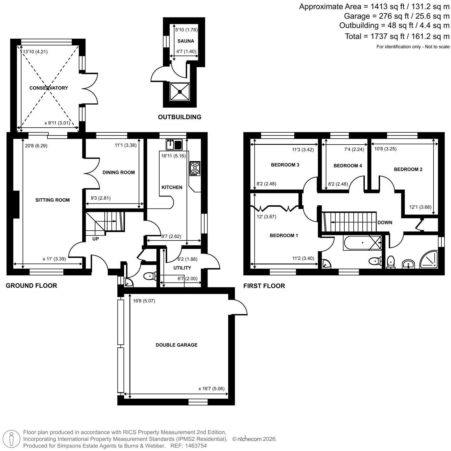 Woodberry Close, Chiddingfold, GU8 floorplan