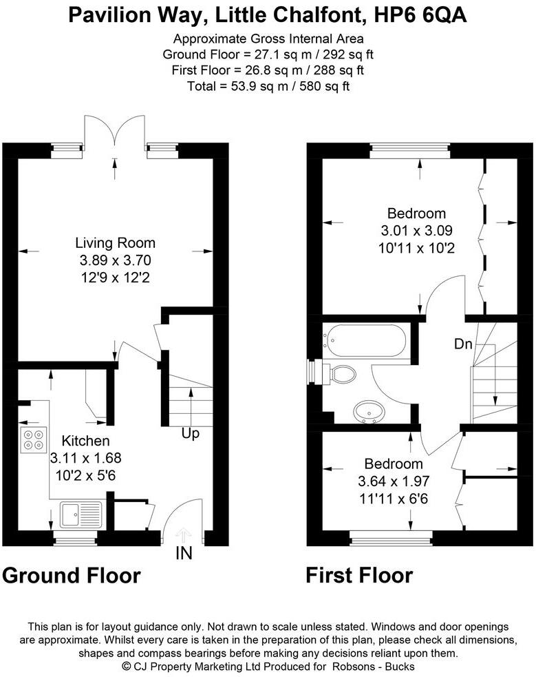 Pavilion Way, Amersham, HP6 floorplan