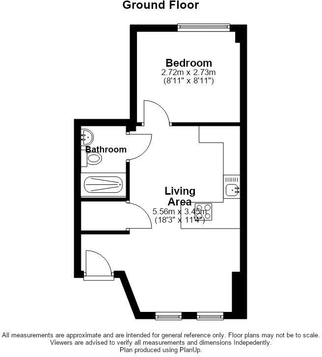 To Let - Ranelagh Drive, Ainsdale, PR8 - One Bed Ground Floor Apt floorplan