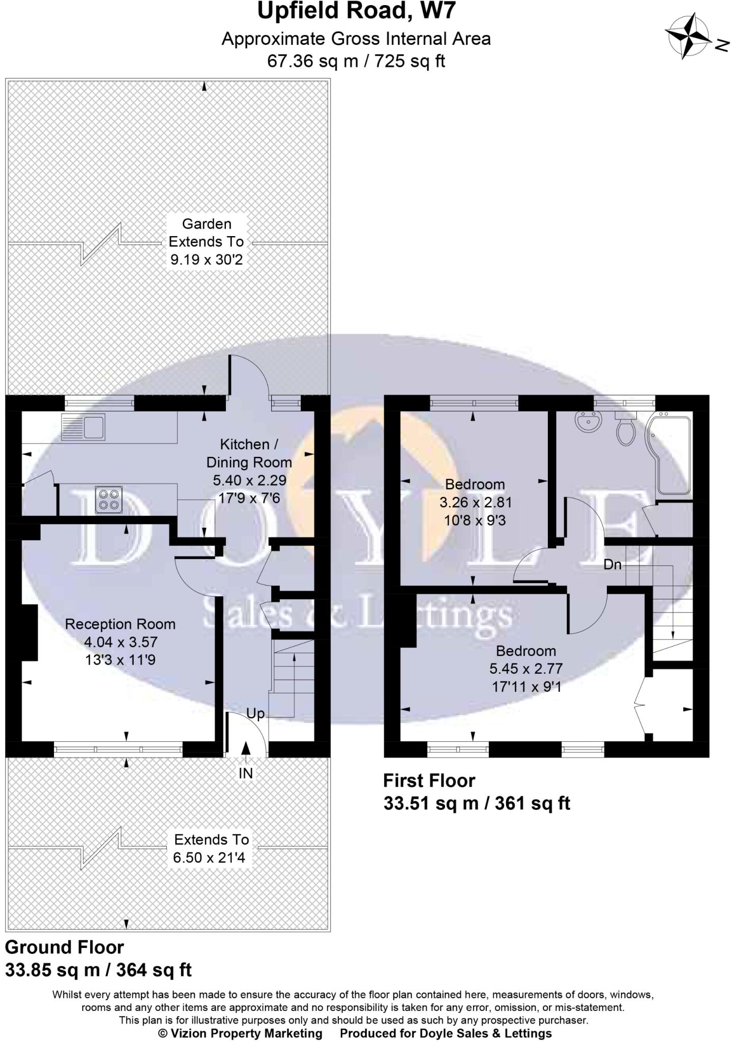 Upfield Road, Hanwell, W7 floorplan