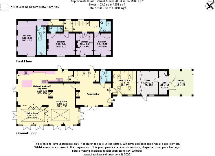 The Street, West Clandon, Guildford, Surrey, GU4 7TD floorplan