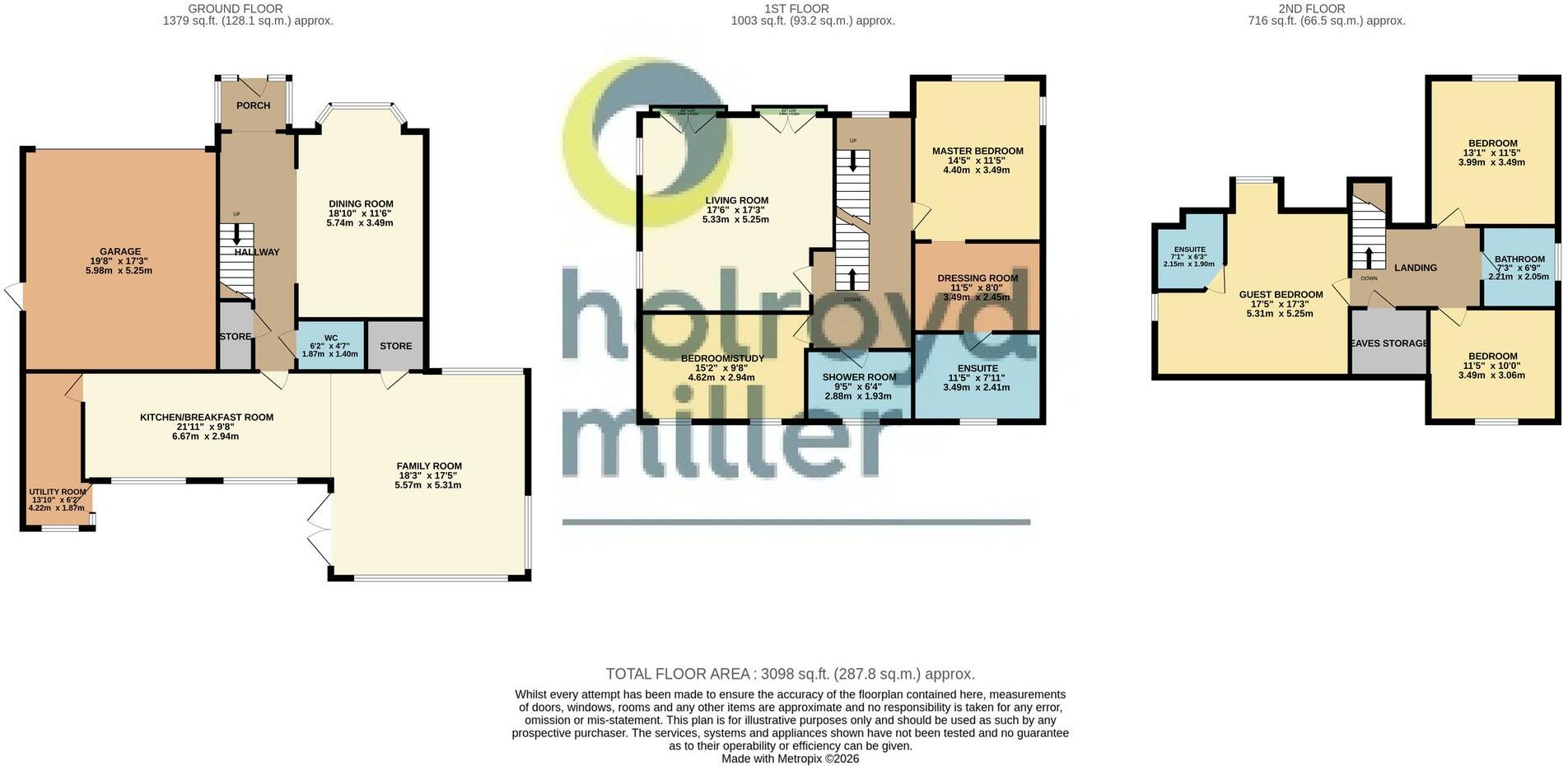 Woodthorpe Manor, Wakefield, WF2 floorplan