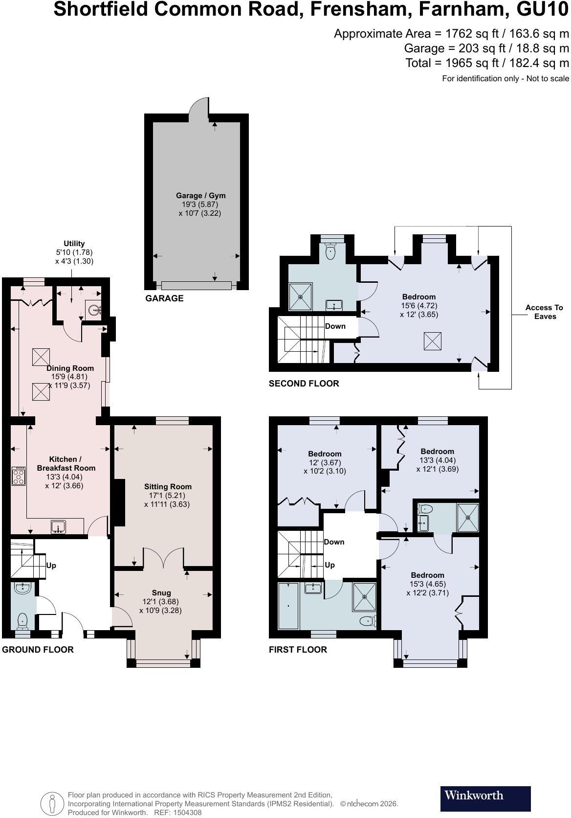 Shortfield Common Road, Frensham, Farnham, Surrey, GU10 floorplan
