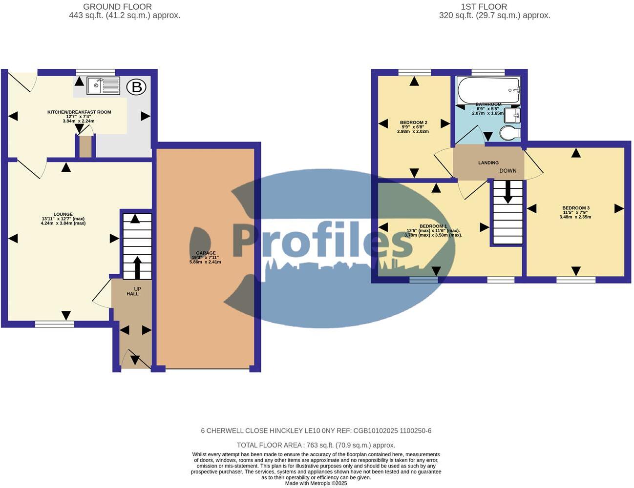 Cherwell Close, Hinckley floorplan
