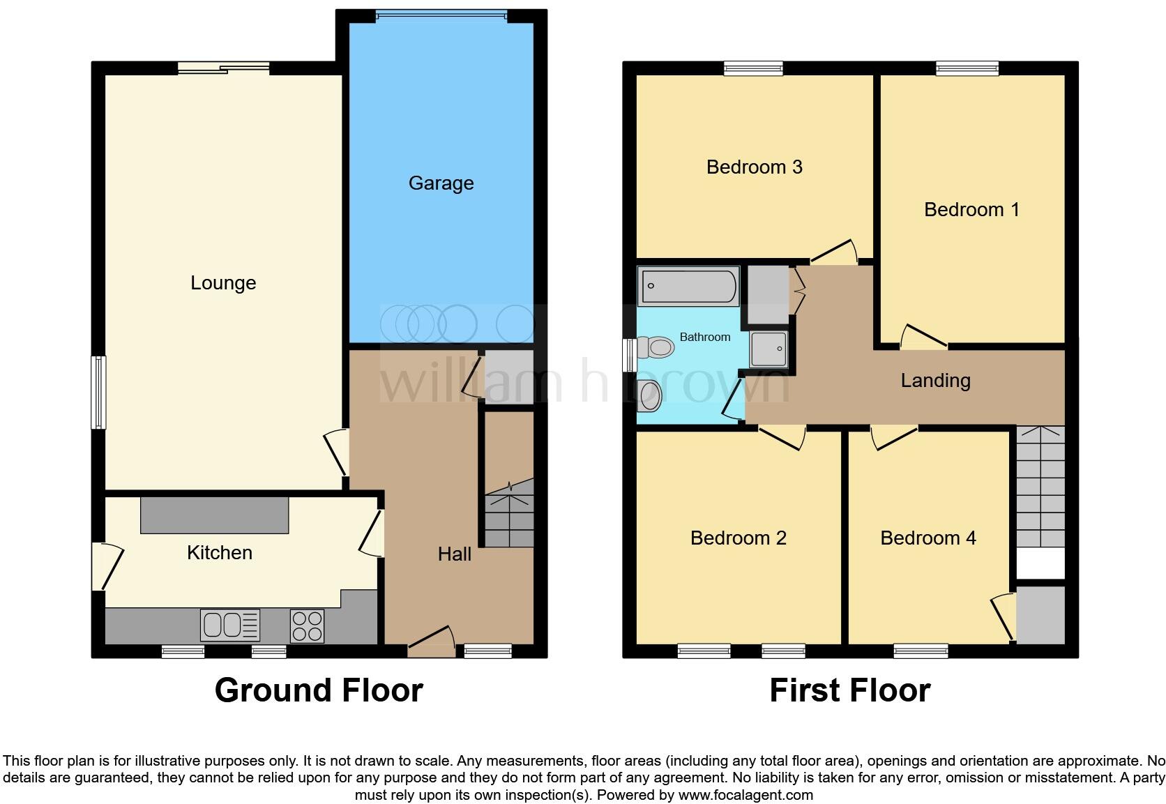 High Road, Elm, Wisbech floorplan
