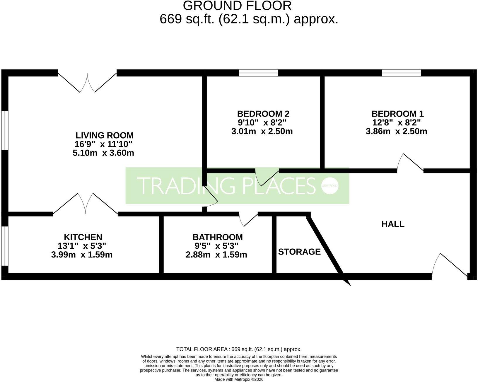 Montague Road, Manchester, M16 floorplan