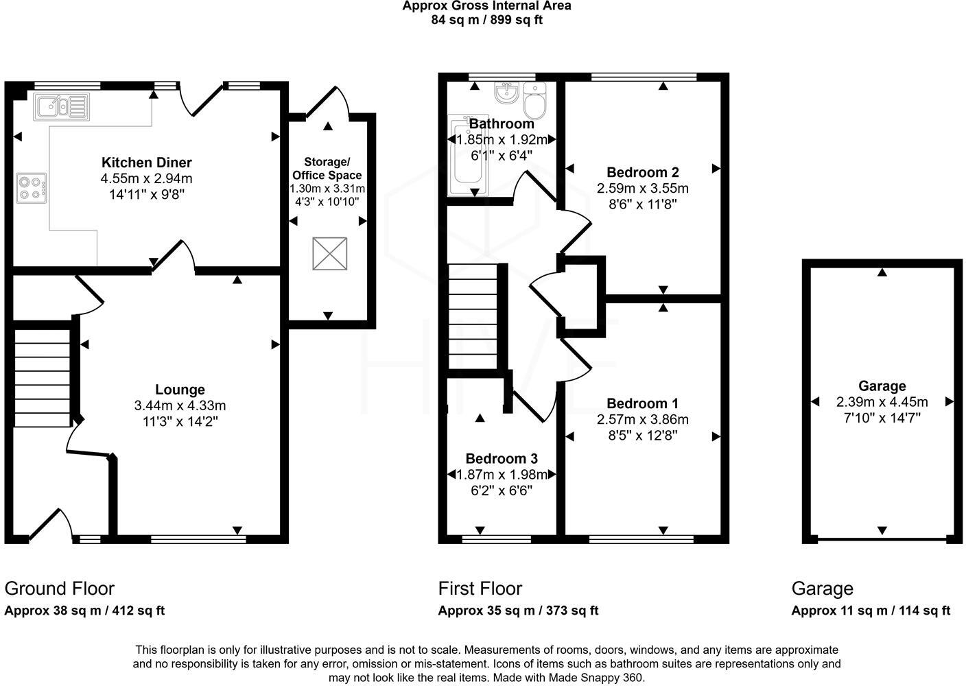 Owls Road, Verwood floorplan