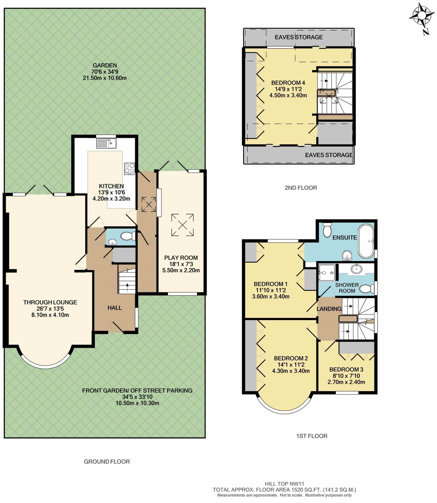 Hill Top, Hampstead Garden Suburb, NW11 floorplan