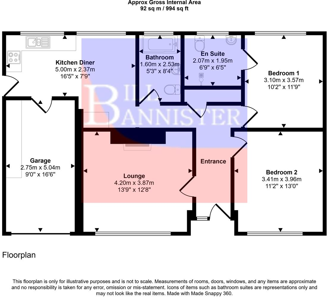 Warwick Avenue, Illogan, Redruth floorplan