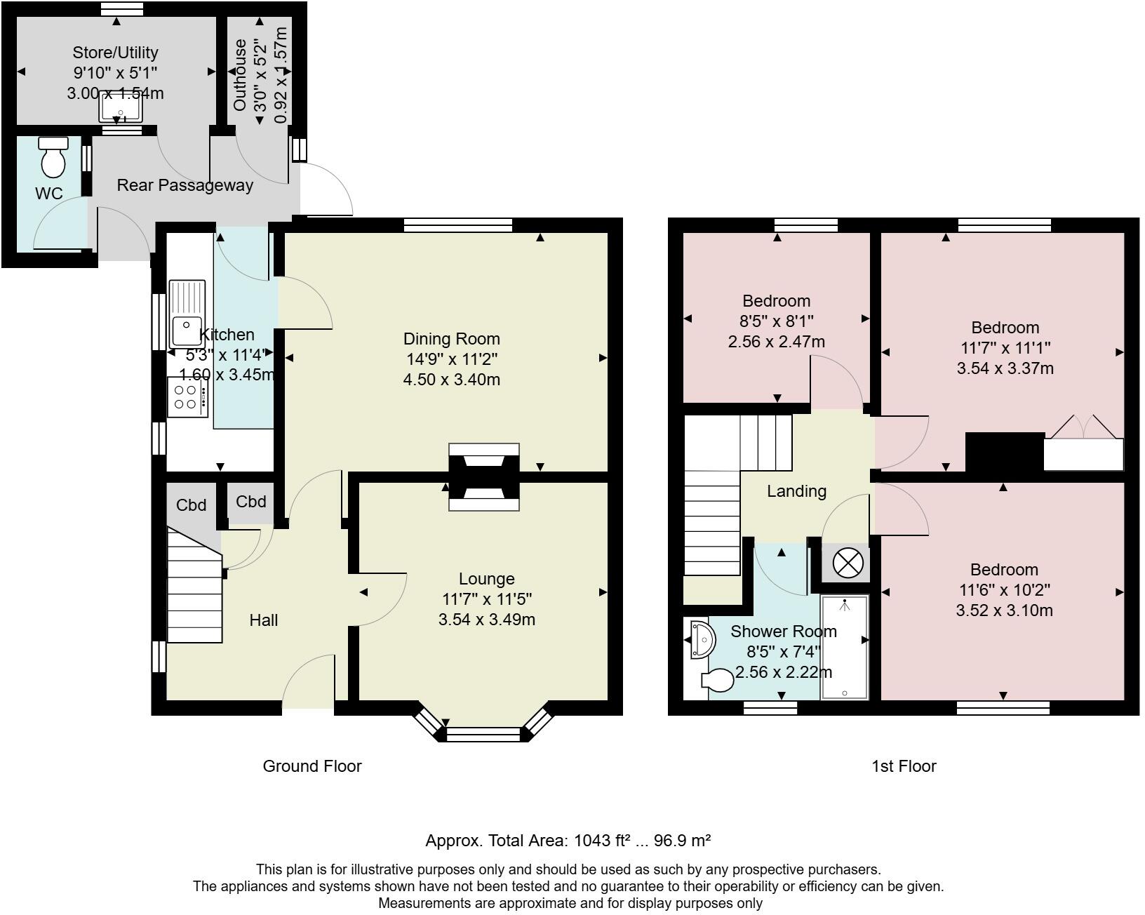 Hallgarth Circle, Kendal, Cumbria, LA9 floorplan
