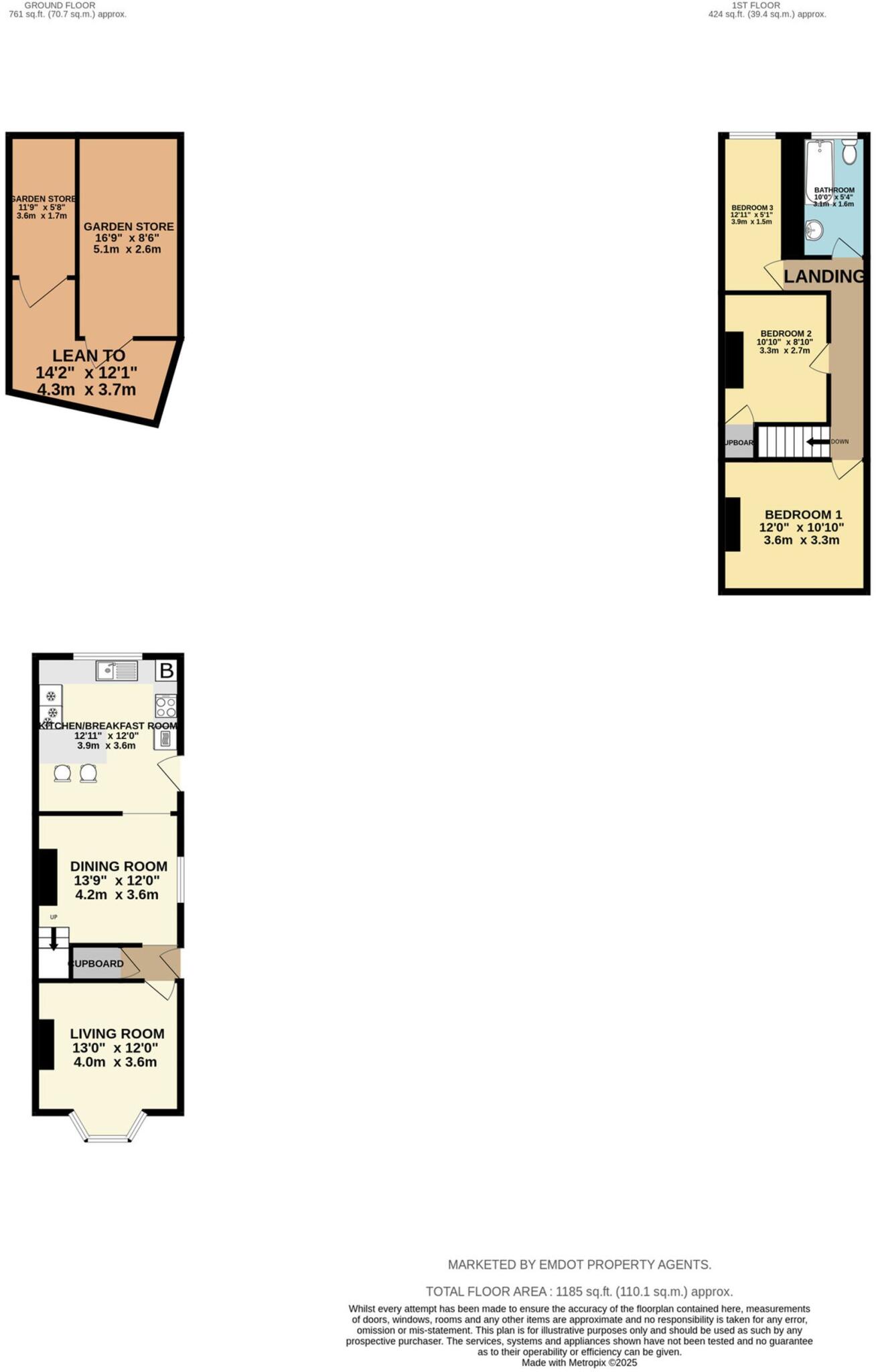 Station Road, Fernhill Heath, WR3 floorplan