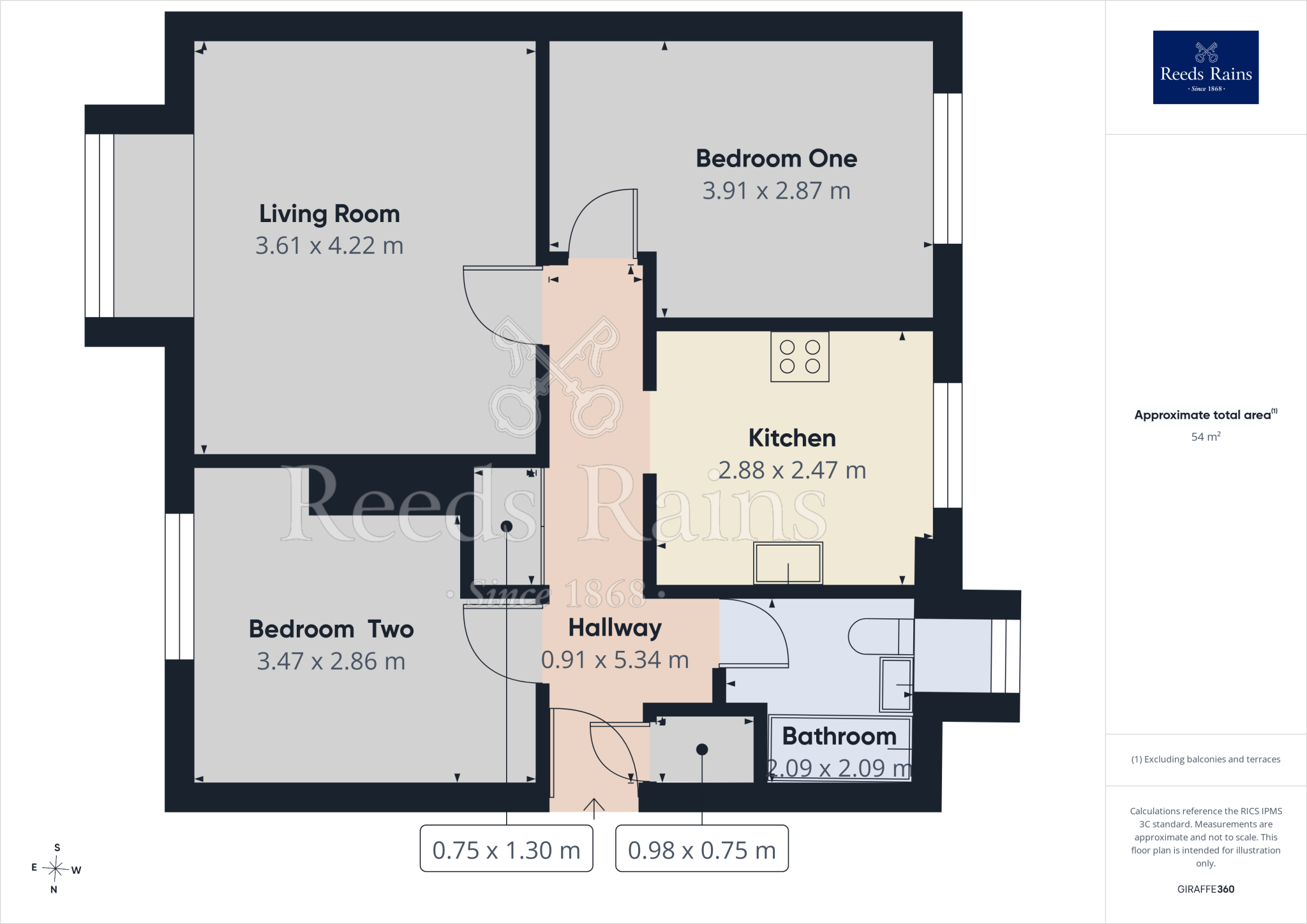 Canterbury Gardens, Salford, Greater Manchester, M5 floorplan