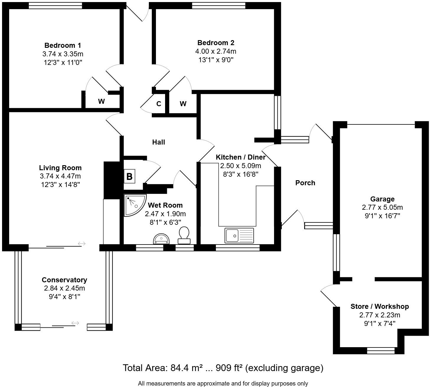 Caves Close, Terrington St. Clement, King's Lynn, Norfolk, PE34 floorplan