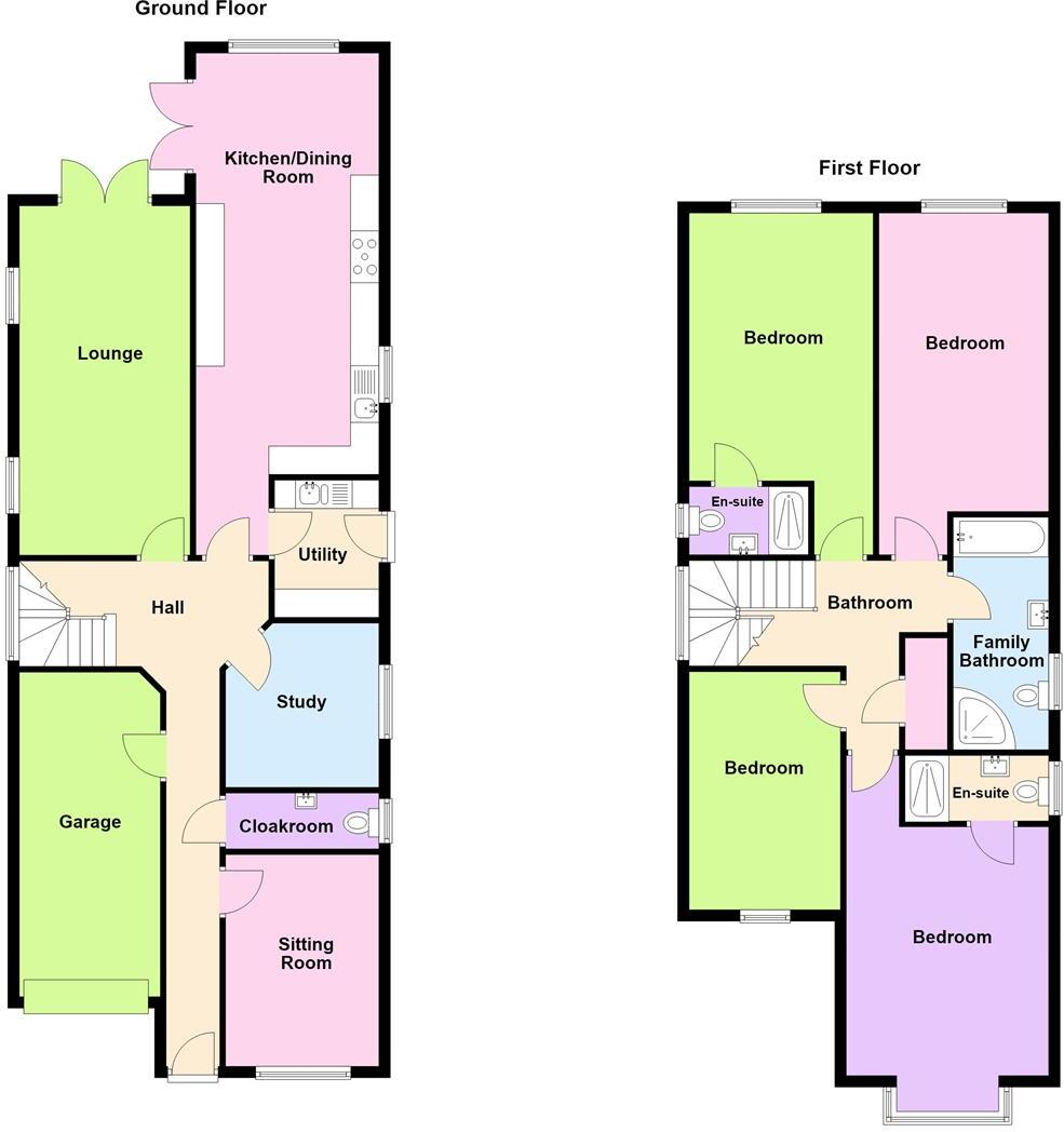 High Elms Road, Hullbridge, Hockley floorplan