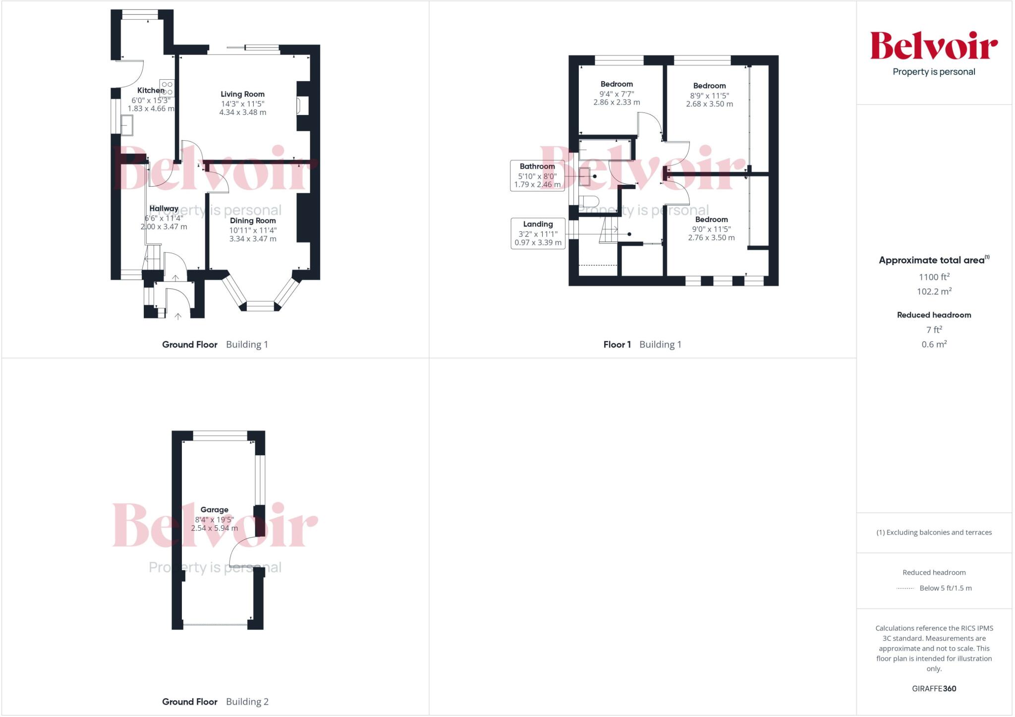 Oakfield Road, Copthorne, Shrewsbury, SY3 floorplan