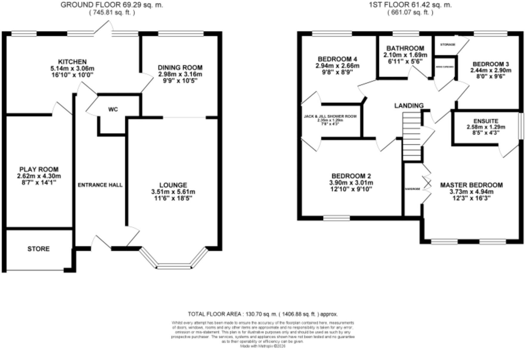 Kenilworth Walk, Cheadle, ST10 floorplan