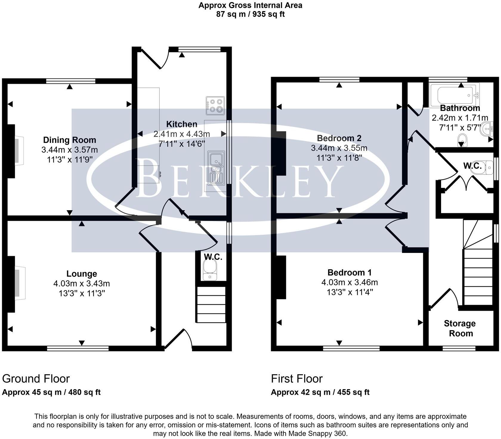 Gladstone Street, Kibworth Beauchamp, LE8 floorplan