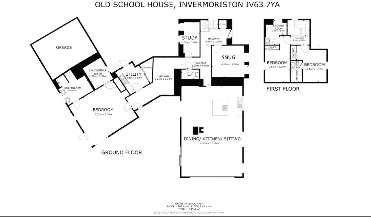 Old Schoolhouse, Invermoriston, Inverness, Highland, IV63 floorplan