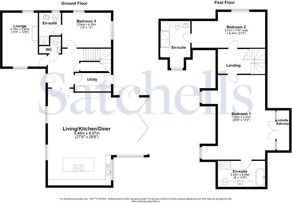 Tompions End, Ickwell, Biggleswade, SG18 floorplan
