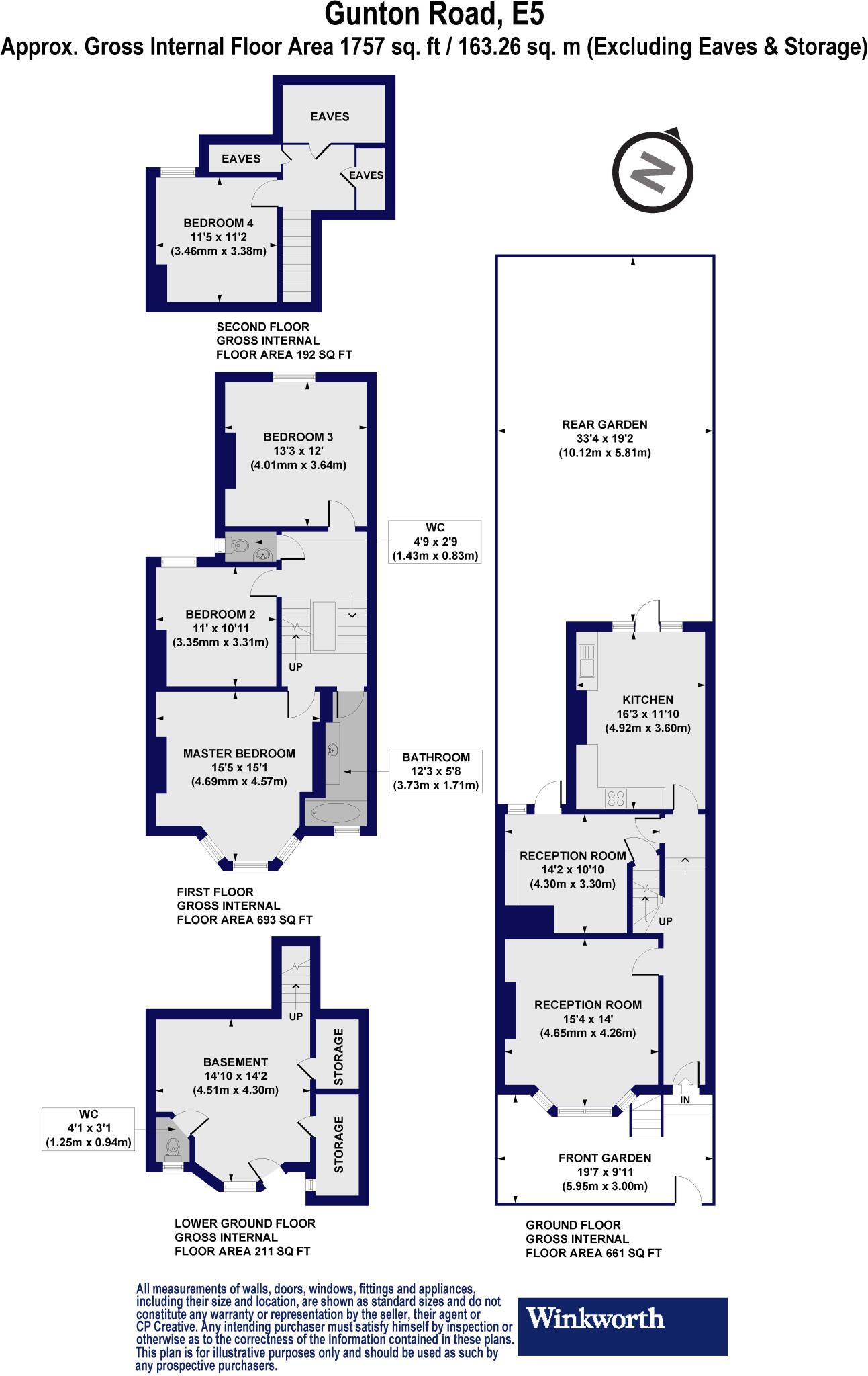 Gunton Road, London, E5 floorplan