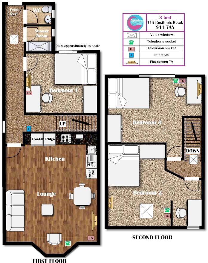 11A Rustlings Road - STUDENT PROPERTY - 01/07/26 until 27/06/27 floorplan